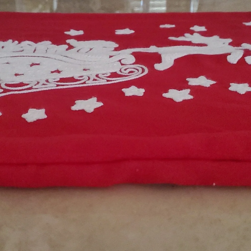 2D Santa Pillow Cover
